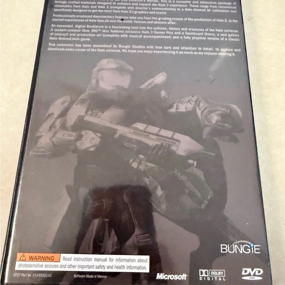 Halo 3 Essentials Special 2 Disc Edition Xbox 360 Complete with Manual & Poster